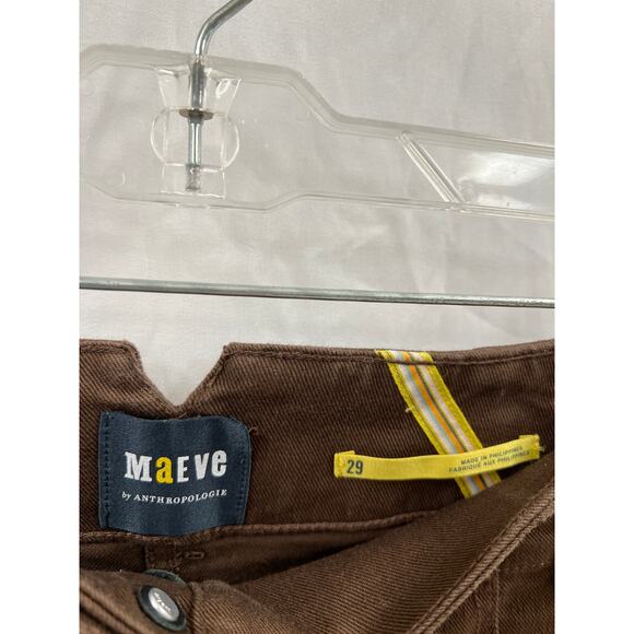 Maeve Brown Bell/Flare Leg Pants - Picture 3 of 4